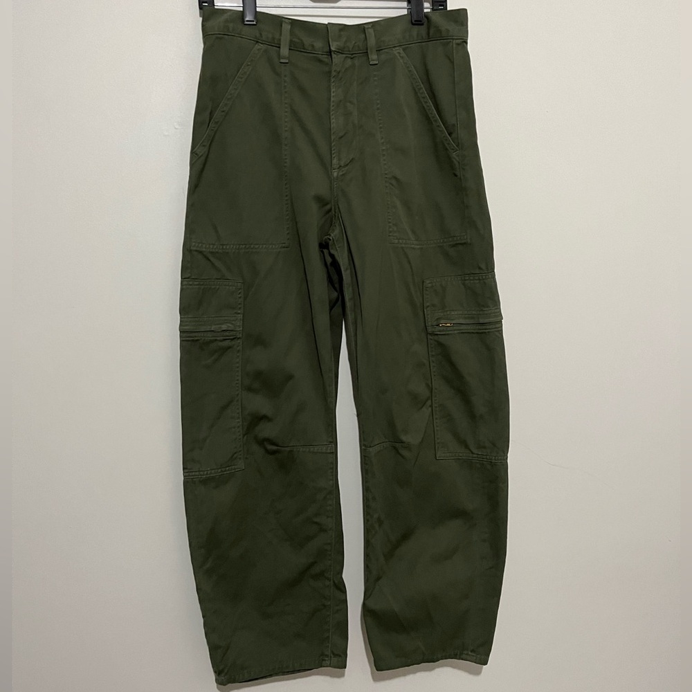 Citizens of Humanity Marcelle Low Slung green cargo pants in Surplus